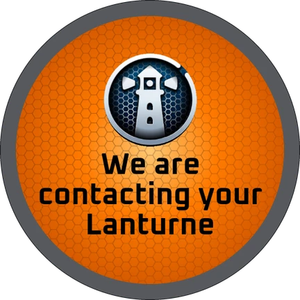 The watch after sending: We are contacting your Lanturne